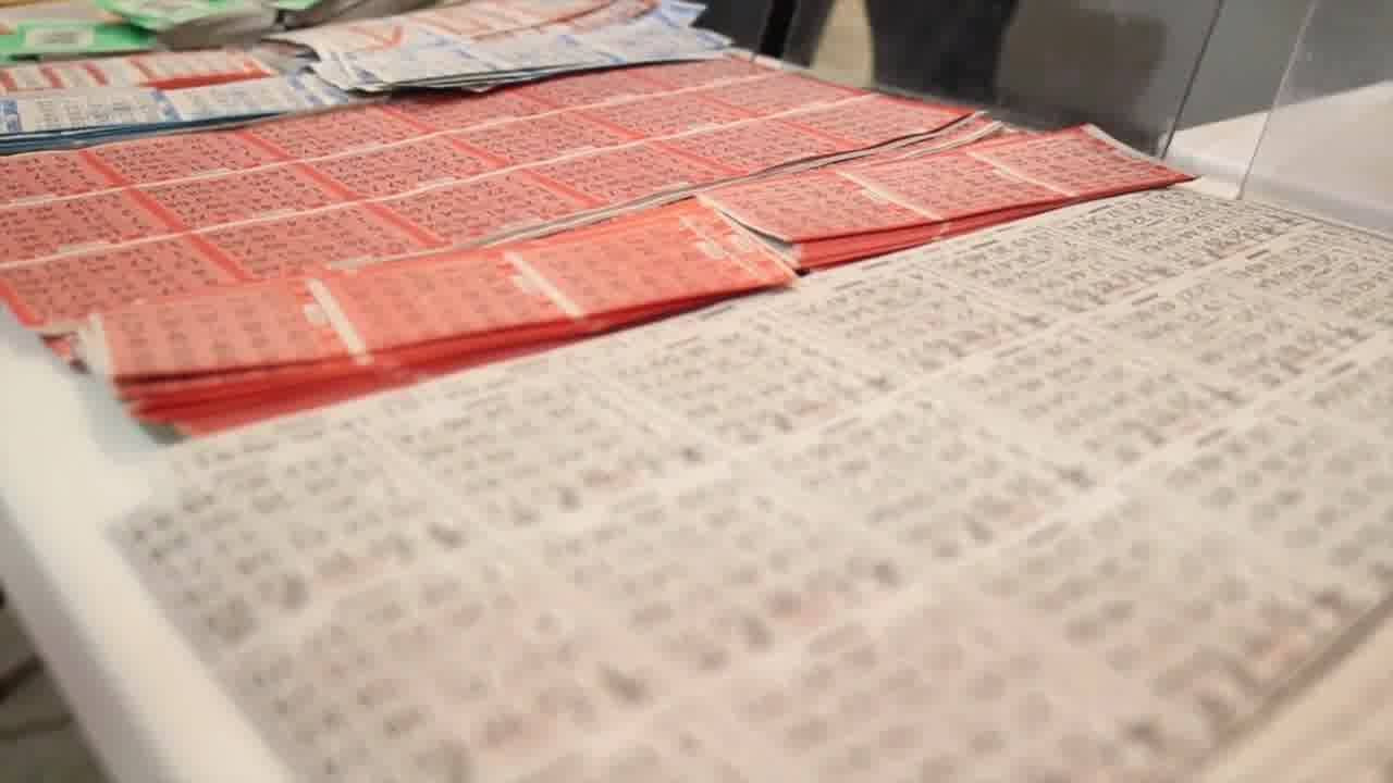 Bingo cards and game pieces