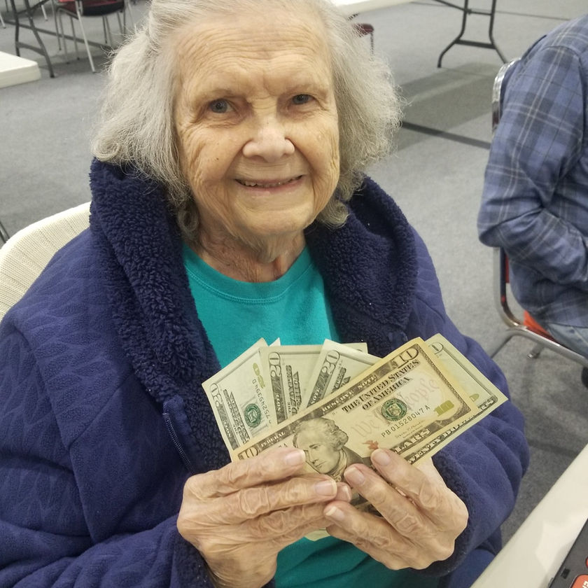 Bingo winner at Branson Sports Club