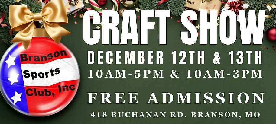 Branson Christmas Craft Show banner