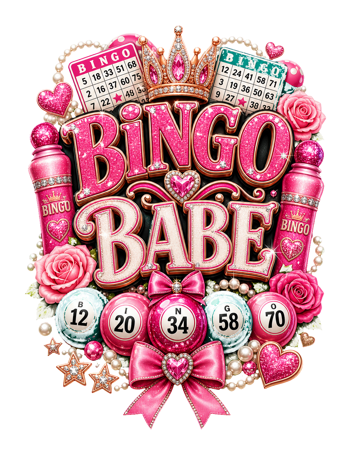 Bingo Babe PNG design