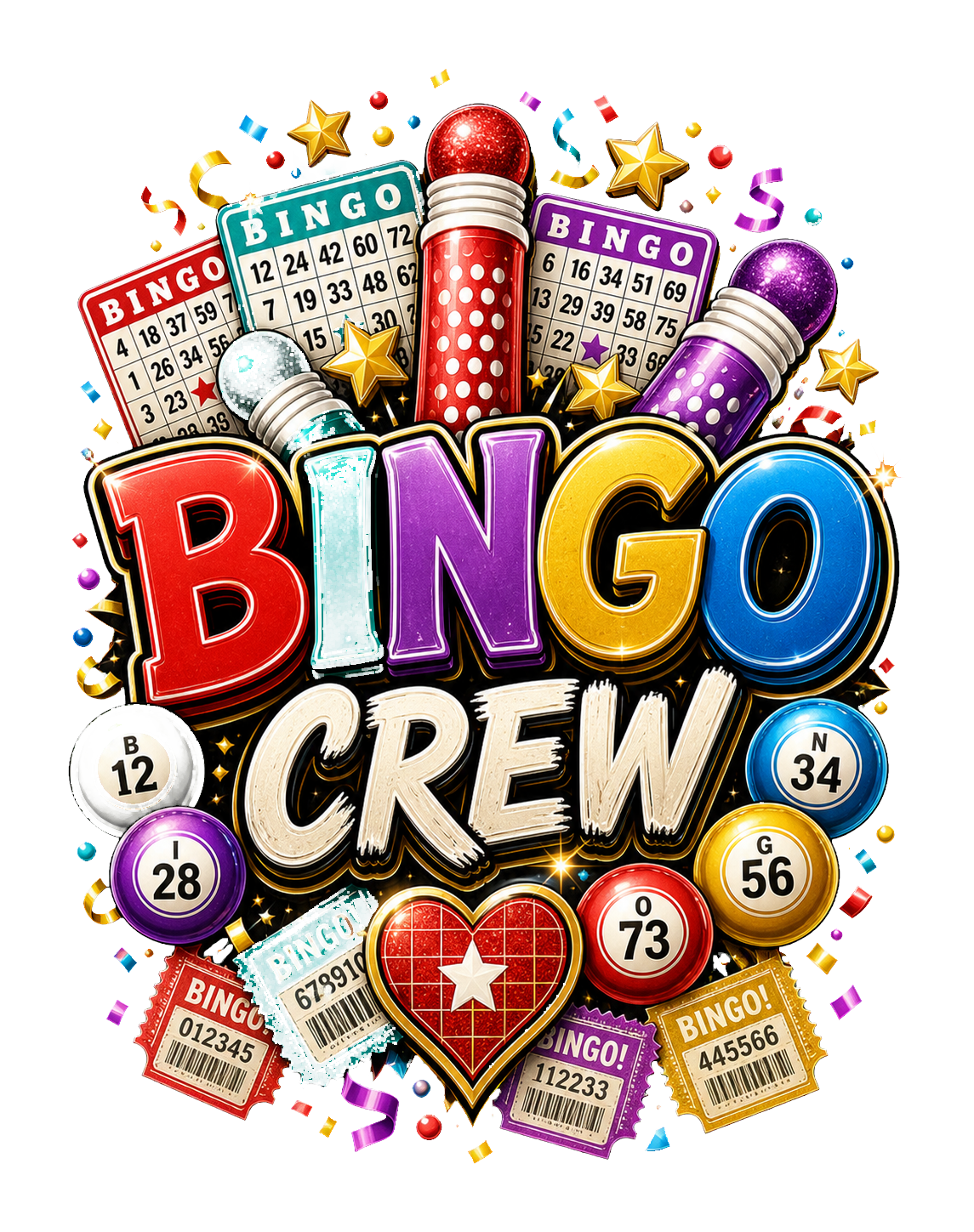 Bingo Crew PNG design