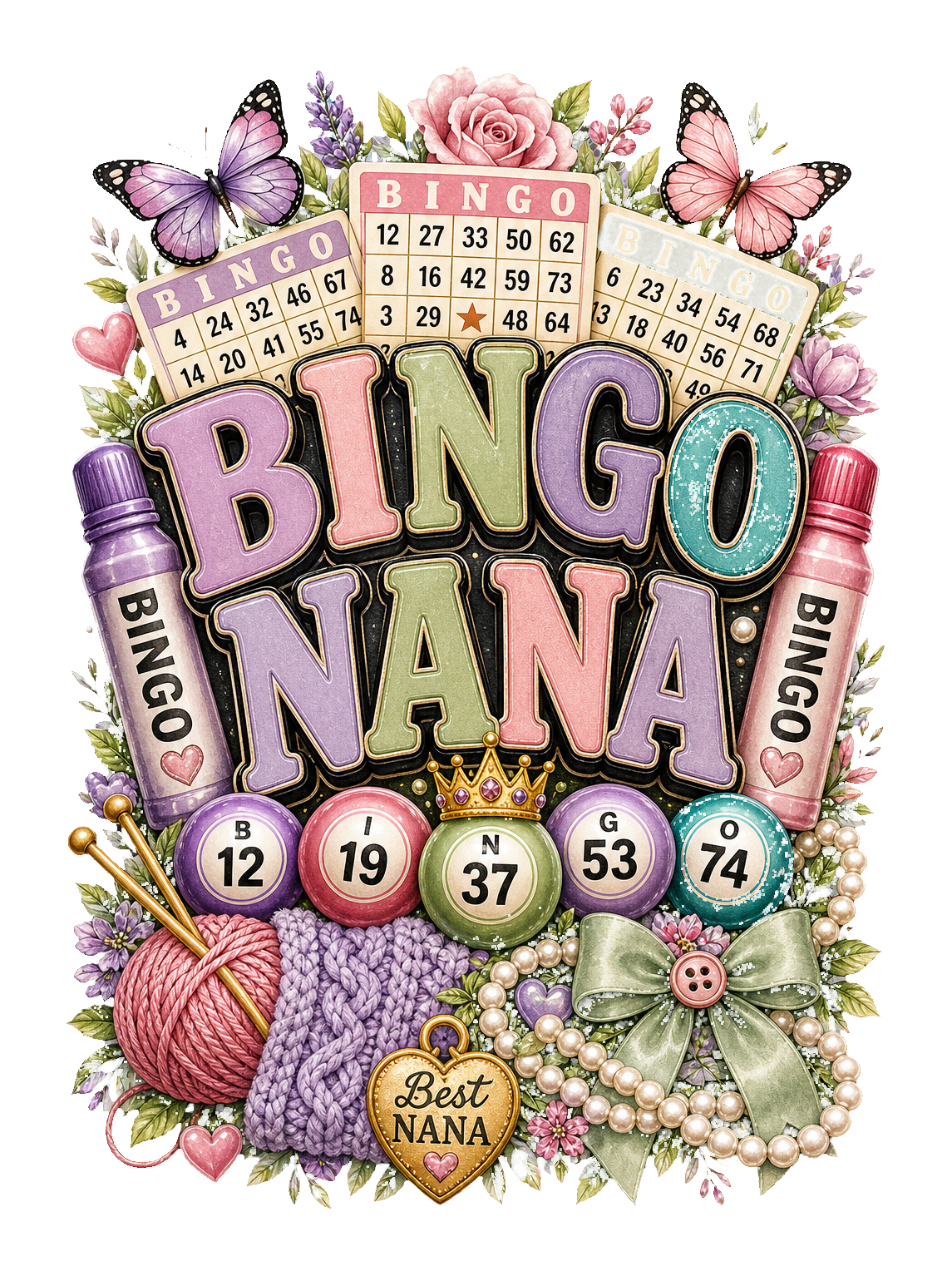 Bingo Nana PNG design